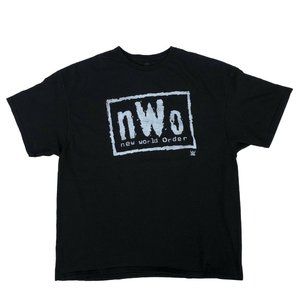 WWE  Crewneck  New World Order Graphic T-Shirt 